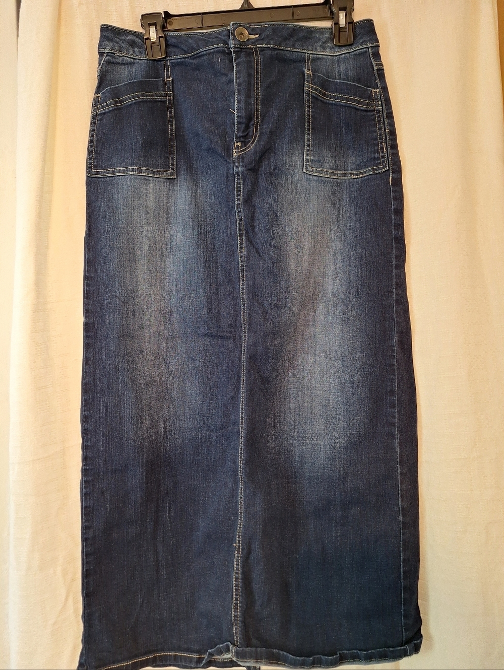 Dark Blue Denim Womens Jeans Skirt - Classic Casual Style